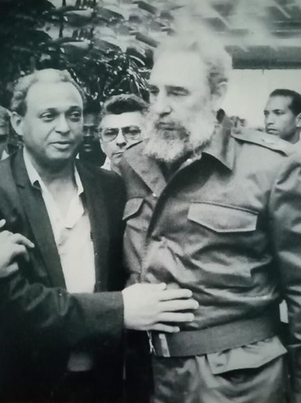Fidel junto a Ramón Antonio Veras. Fidel junto a Ramón Antonio Veras.