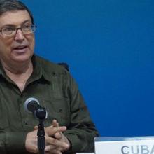 Canciller cubano Bruno Rodríguez Parrilla. Foto: @BrunoRguezP/Twitter.