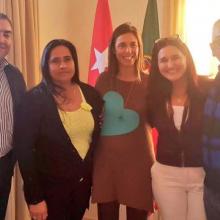 Embajadora cubana Johana Tablada en Portugal