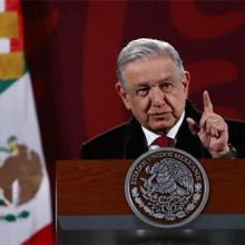 AMLO en su habitual conferencia de prensa. Foto: Roberto García / La Jornada.