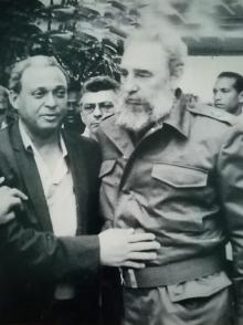 Fidel junto a Ramón Antonio Veras. Fidel junto a Ramón Antonio Veras.