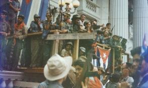 Fidel le habla al pueblo de Santa Clara el 6 de enero de 1959. Foto: Lee Lockwood