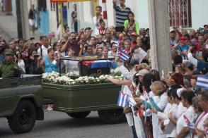 Caravana de la libertad que lleva las cenizas del líder histórico de la Revolución Cubana Caravana de la libertad que lleva las cenizas del líder histórico de la Revolución Cubana