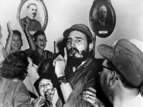 Fidel Castro en Cienfuegos, 1959.