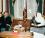 Holds  official conversations with Hamad bin Califa Al-Thani